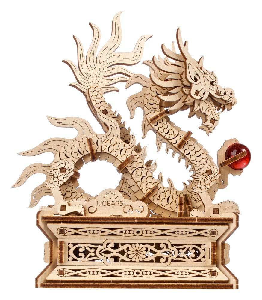Ugears Puzzle de madera 3D Dragón de madera