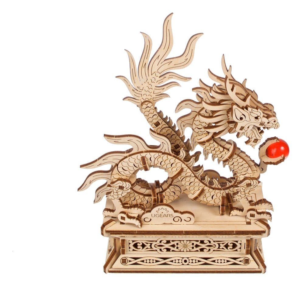 Ugears Puzzle de madera 3D Dragón de madera