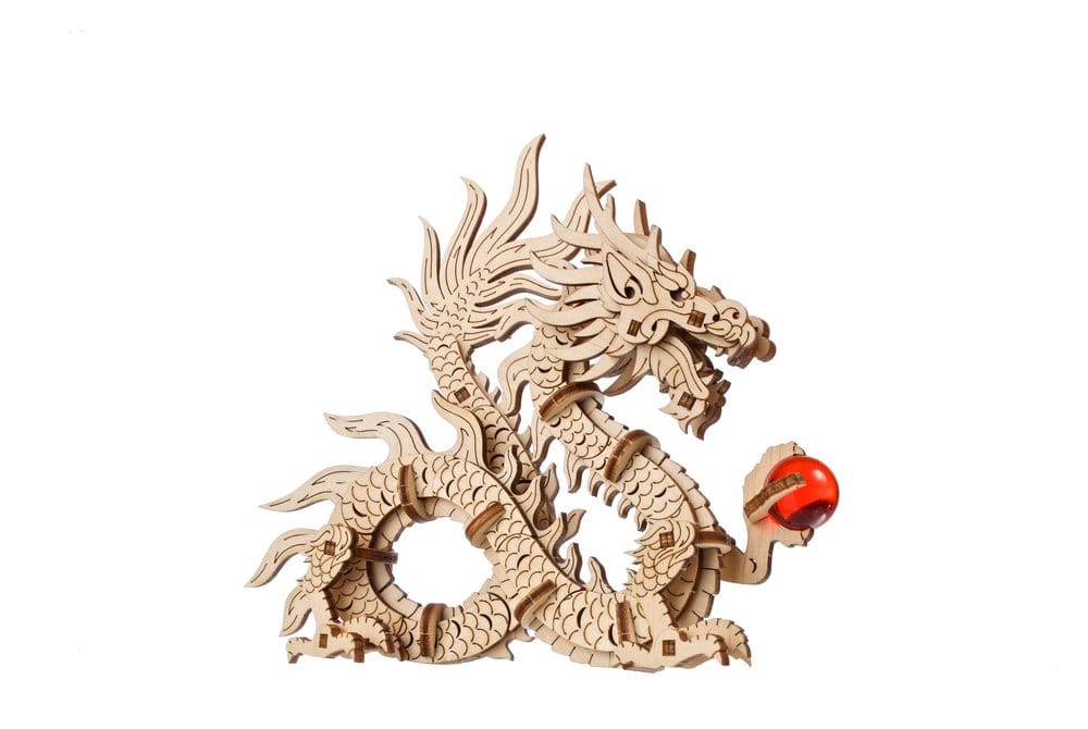 Ugears Puzzle de madera 3D Dragón de madera