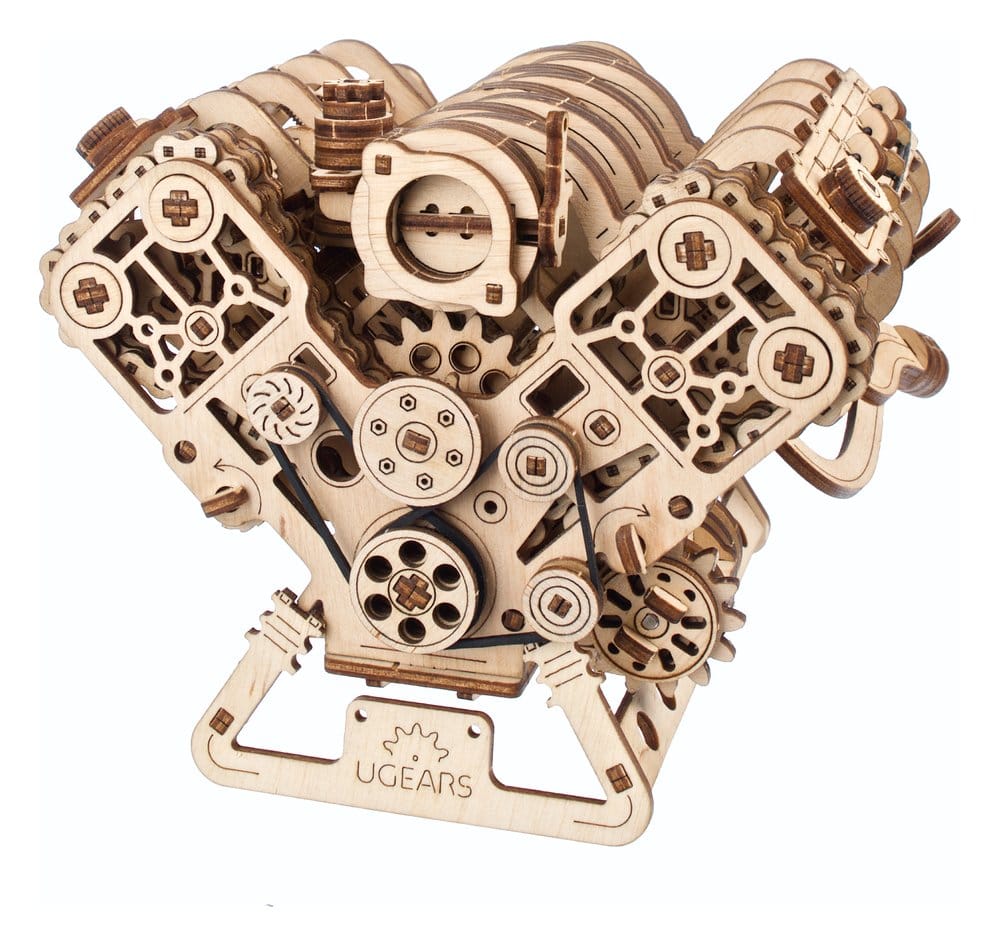 Ugears Puzzle de madera 3D Motor V8
