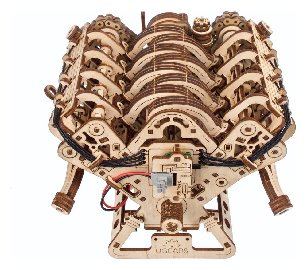 Ugears Puzzle de madera 3D Motor V8