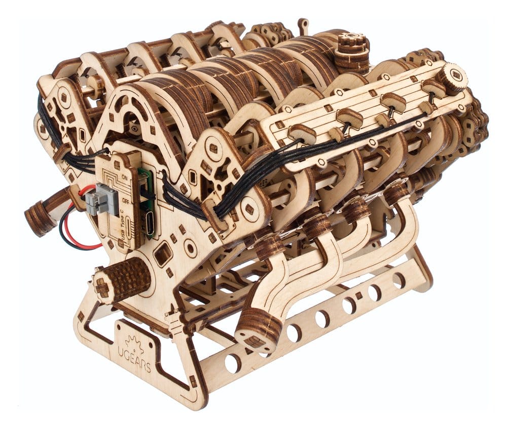 Ugears Puzzle de madera 3D Motor V8