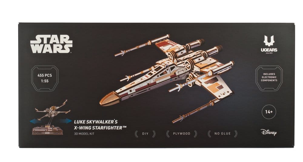 Star Wars Puzzle de madera 3D Luke Skywalker's X-Wing Starfighter