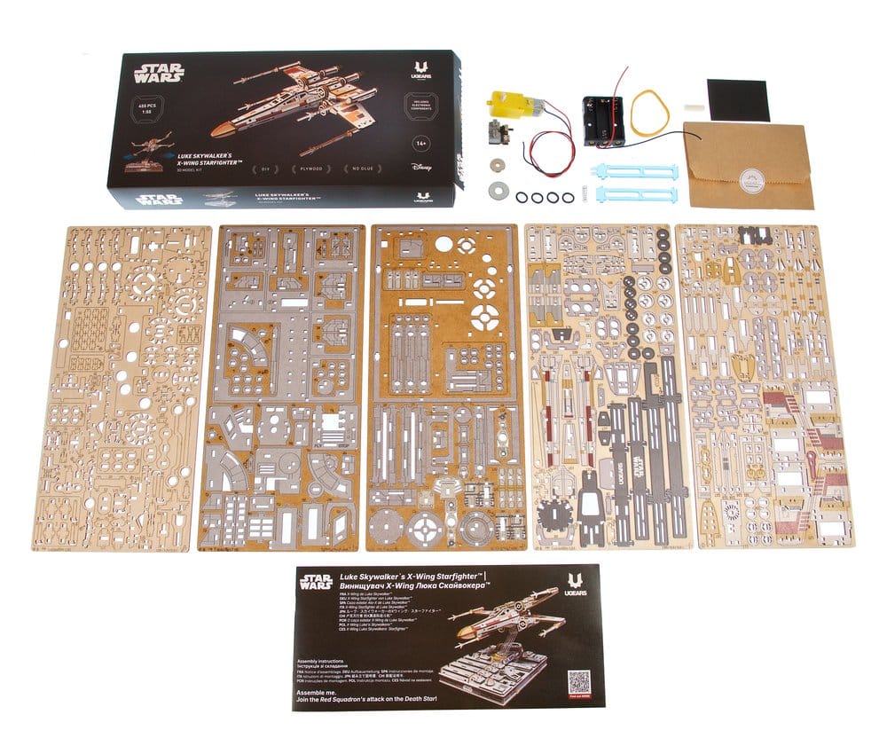 Star Wars Puzzle de madera 3D Luke Skywalker's X-Wing Starfighter