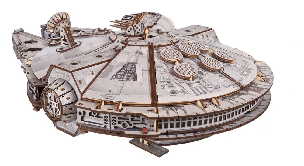Star Wars Puzzle de madera 3D Millennium Falcon