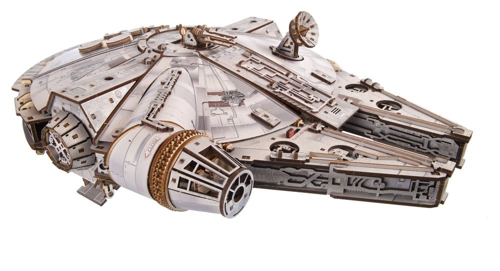 Star Wars Puzzle de madera 3D Millennium Falcon
