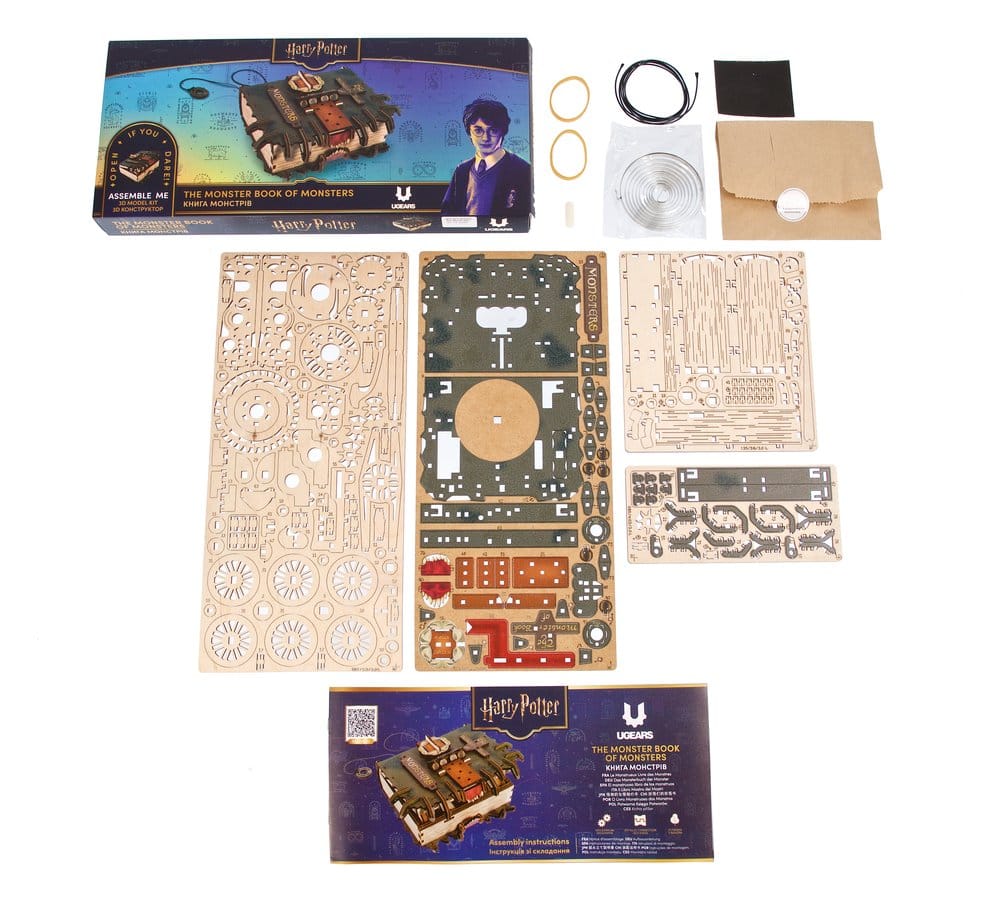 Harry Potter Puzzle de madera 3D El Monstruoso Libro de los Monstruos
