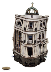 Harry Potter Puzzle de madera 3D Carrera de Canicas del Banco Mágico Gringotts