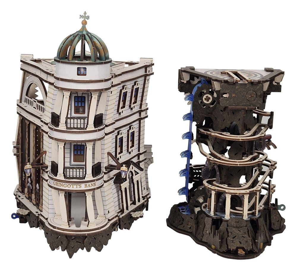 Harry Potter Puzzle de madera 3D Carrera de Canicas del Banco Mágico Gringotts