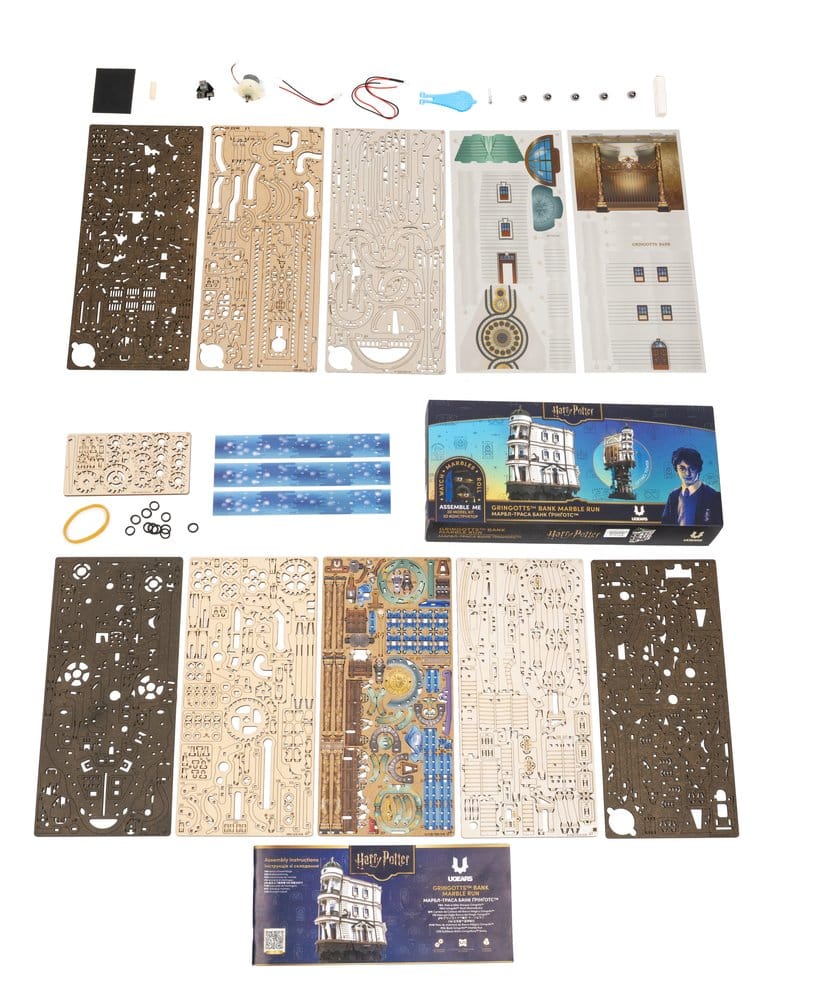 Harry Potter Puzzle de madera 3D Carrera de Canicas del Banco Mágico Gringotts