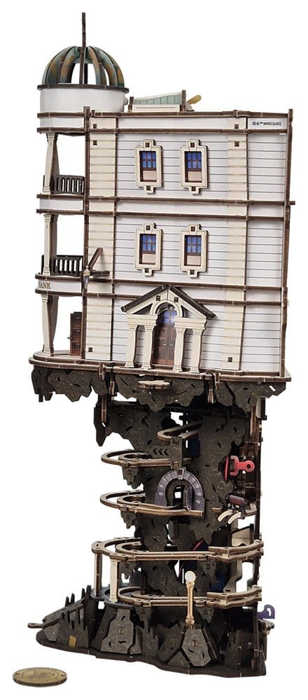 Harry Potter Puzzle de madera 3D Carrera de Canicas del Banco Mágico Gringotts