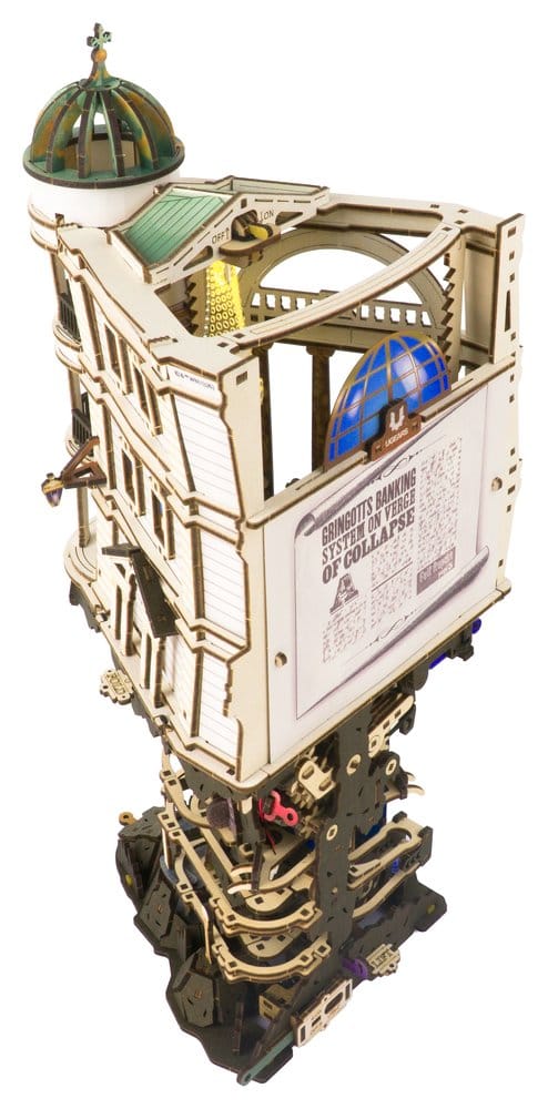 Harry Potter Puzzle de madera 3D Carrera de Canicas del Banco Mágico Gringotts