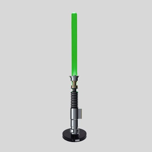 Star Wars lámpara El sable láser de Star Wars: Episodio VI - El retorno del Jedi Luke Skywalker 59 cm Frikytopia