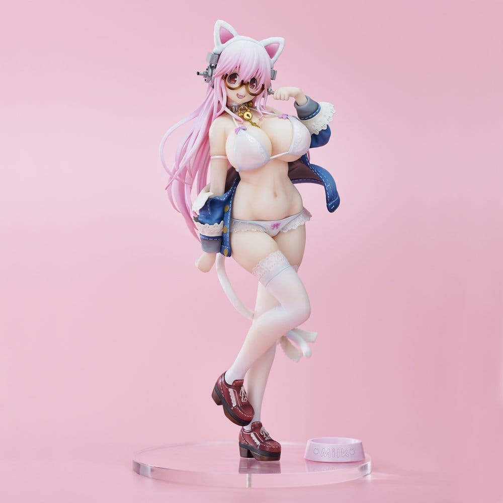 Super Sonico Figura PVC White Cat Ver. (Reissue) 27 cm Frikytopia