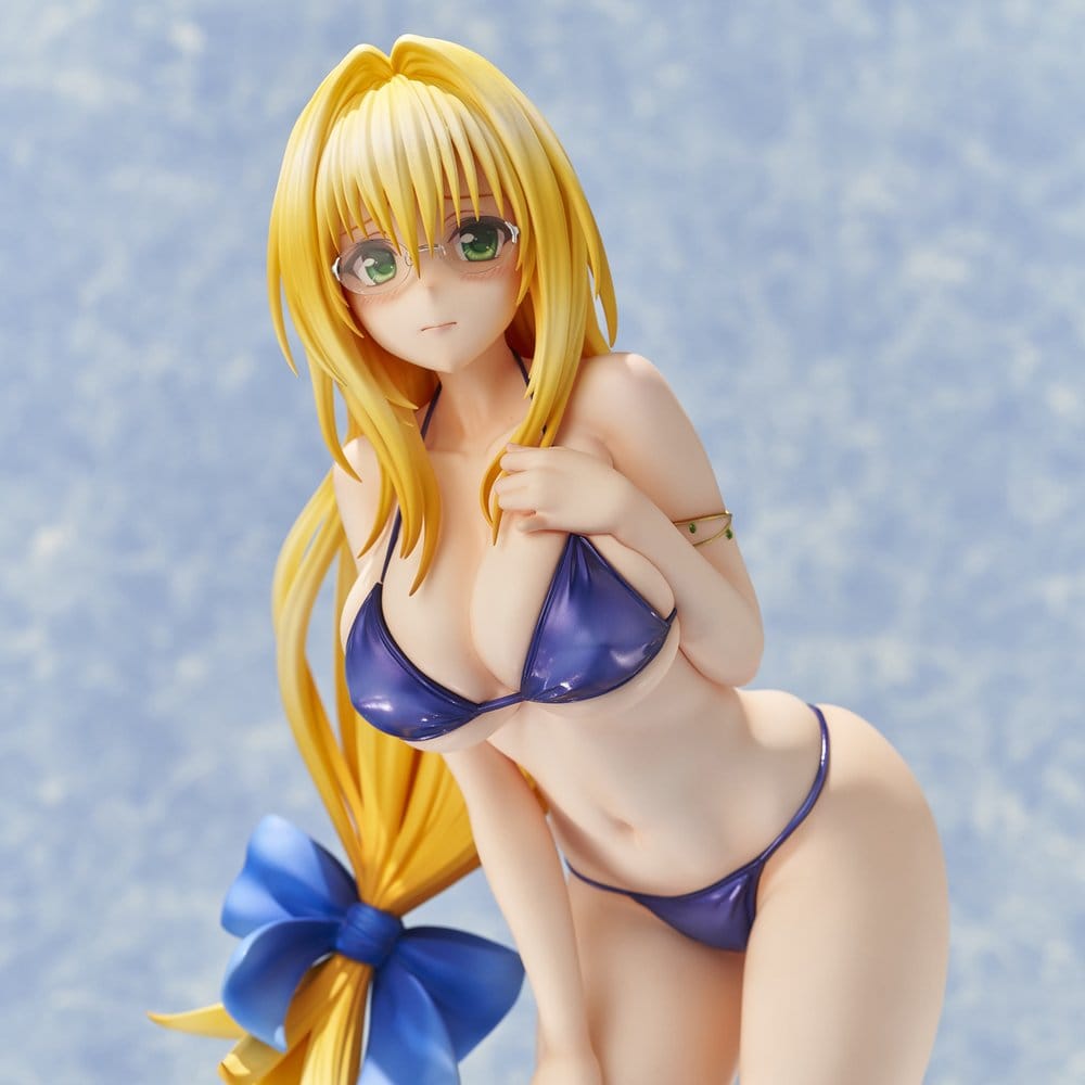 To LOVE-Ru Darkness Figura PVC 1/4 Swimsuit Series Tearju Lunatique Reissue 36 cm