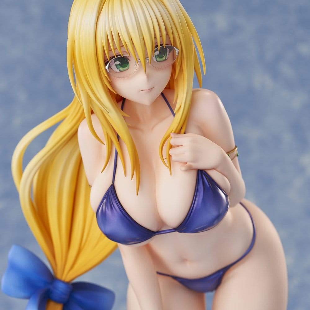 To LOVE-Ru Darkness Figura PVC 1/4 Swimsuit Series Tearju Lunatique Reissue 36 cm