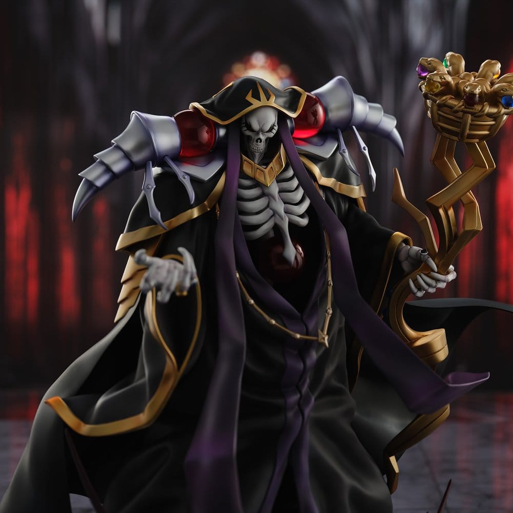 Overlord Figura PVC Ainz Ooal Gown 10th Anniversary so-bin Ver. 34 cm