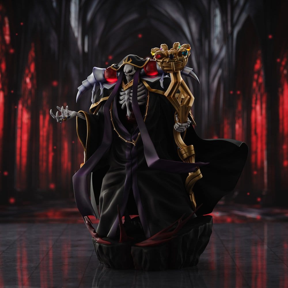 Overlord Figura PVC Ainz Ooal Gown 10th Anniversary so-bin Ver. 34 cm
