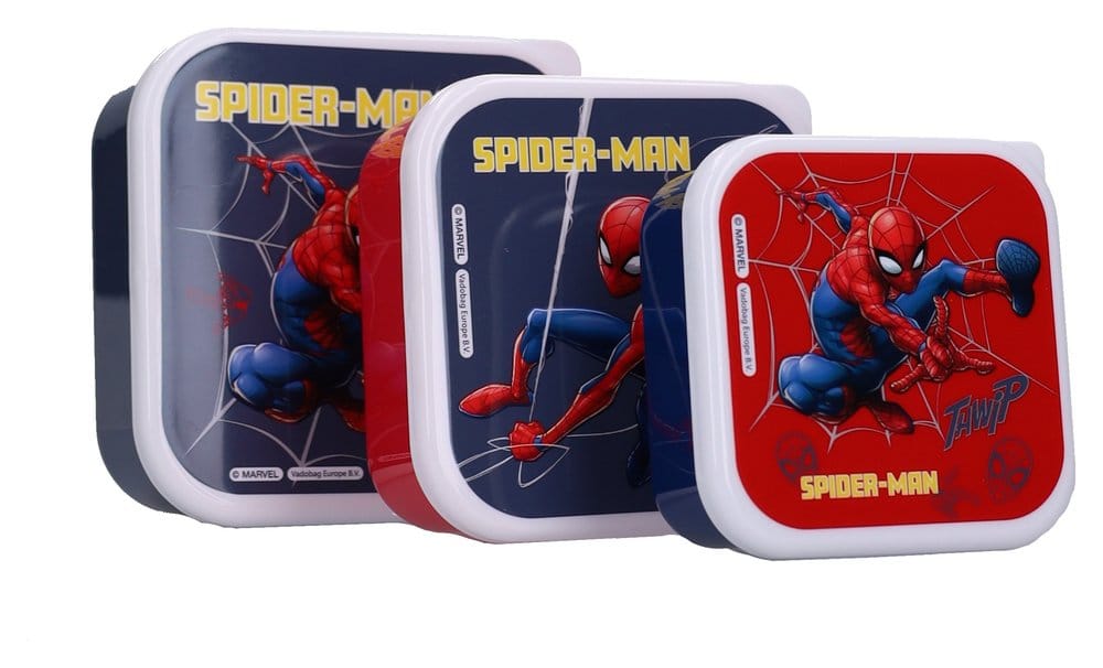 Spider-Man Fiambrera Set Fresh Bites 12 cm Frikytopia