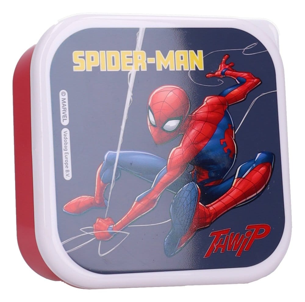 Spider-Man Fiambrera Set Fresh Bites 12 cm
