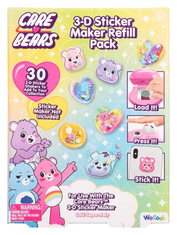Care Bears Recambios para Máquina de Pegatinas 3D Frikytopia