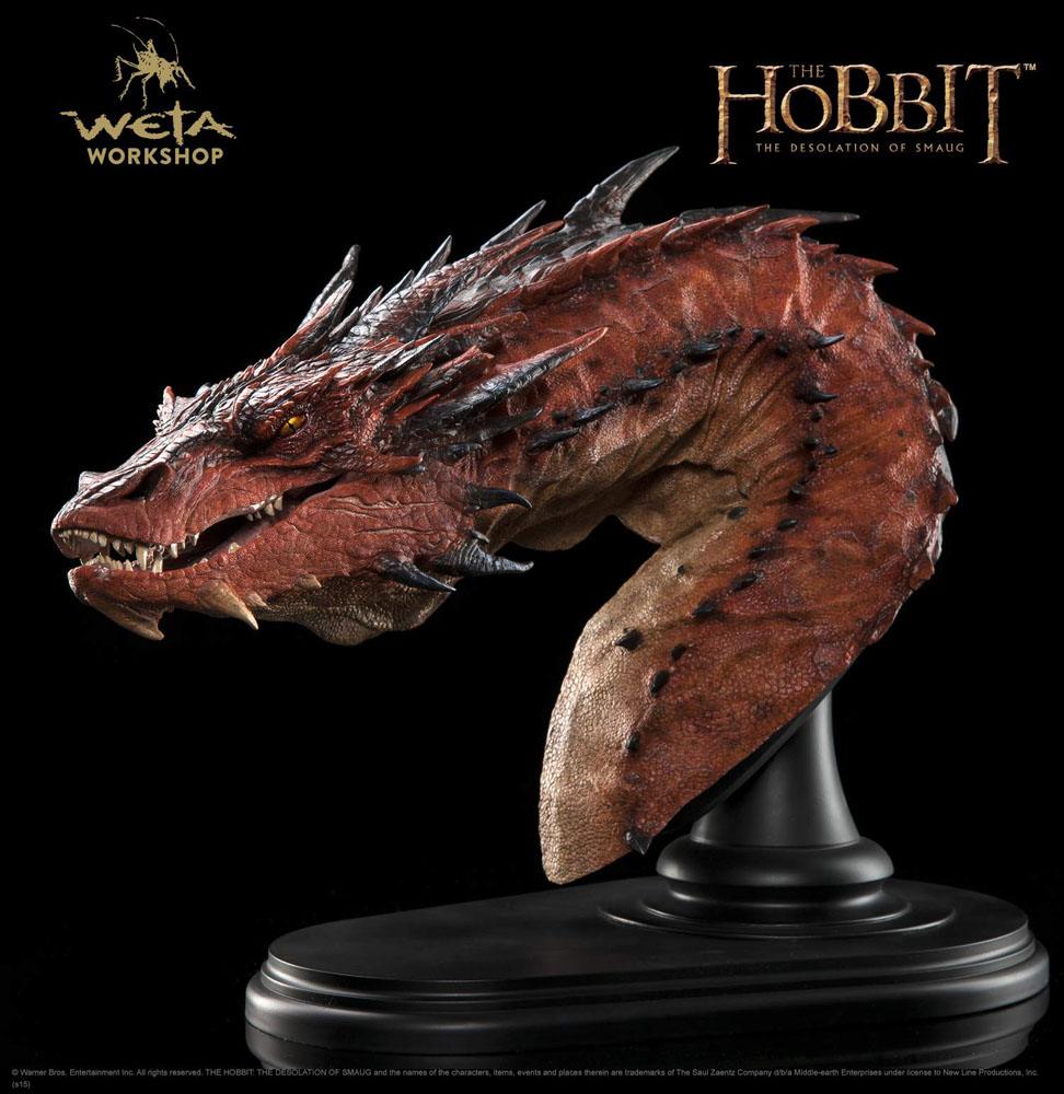 El Hobbit La desolación de Smaug Busto Smaug 36 cm