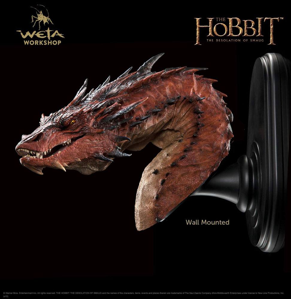 El Hobbit La desolación de Smaug Busto Smaug 36 cm
