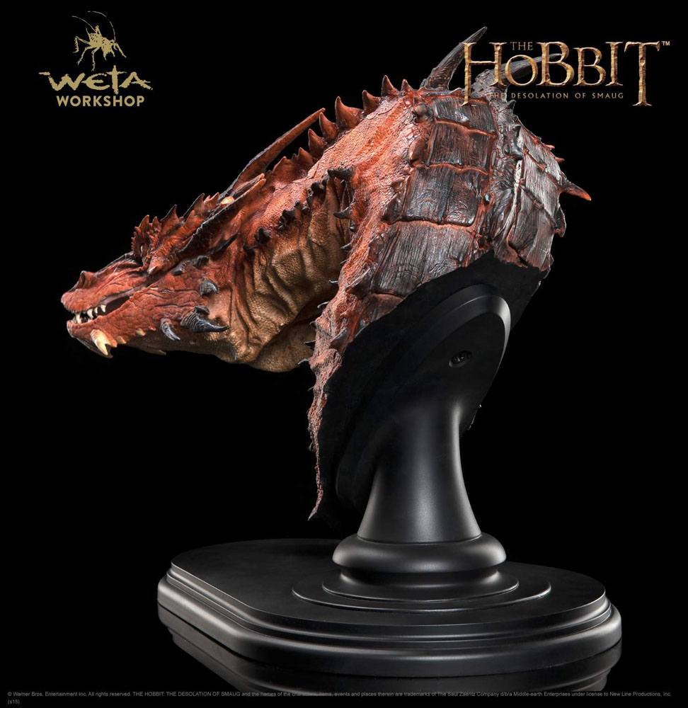 El Hobbit La desolación de Smaug Busto Smaug 36 cm