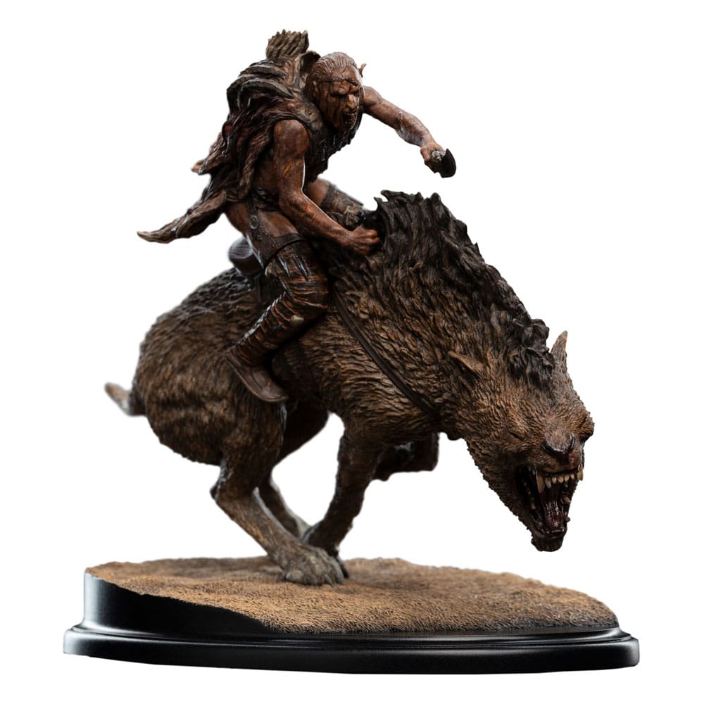 El Señor de los Anillos Estatua Sharkû on Warg 18 cm
