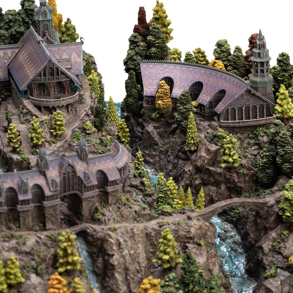 El Señor de los Anillos Entorno en Miniatura Rivendell 28 cm