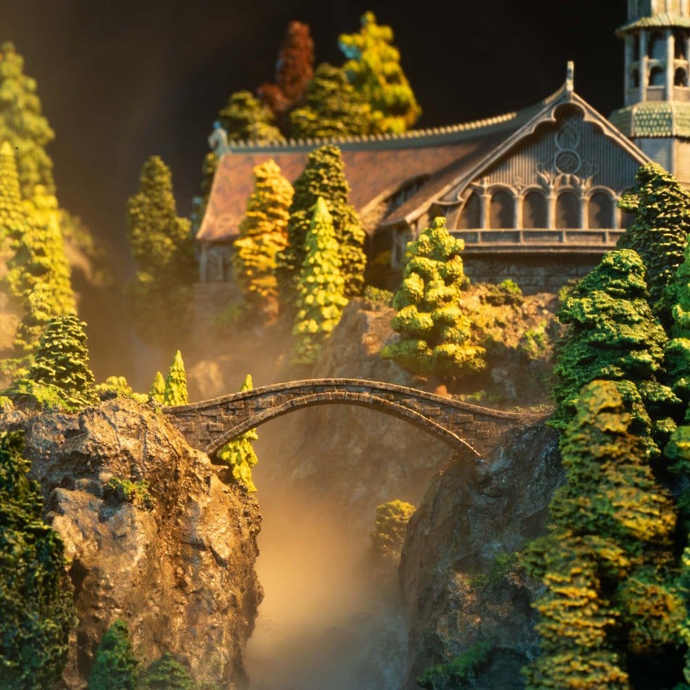 El Señor de los Anillos Entorno en Miniatura Rivendell 28 cm