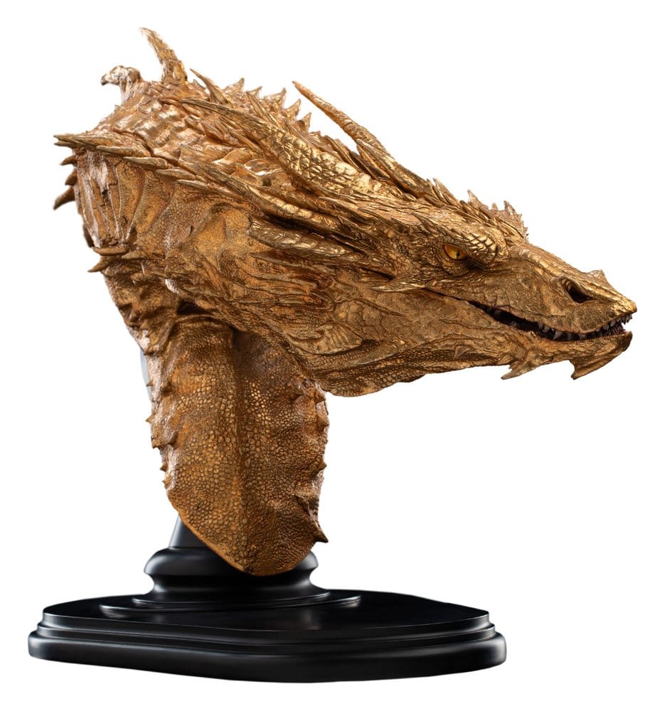 Trilogía de El hobbit Busto Smaug the Golden 36 cm