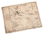 El Hobbit Litografia Thorin's Map 40 x 30 cm
