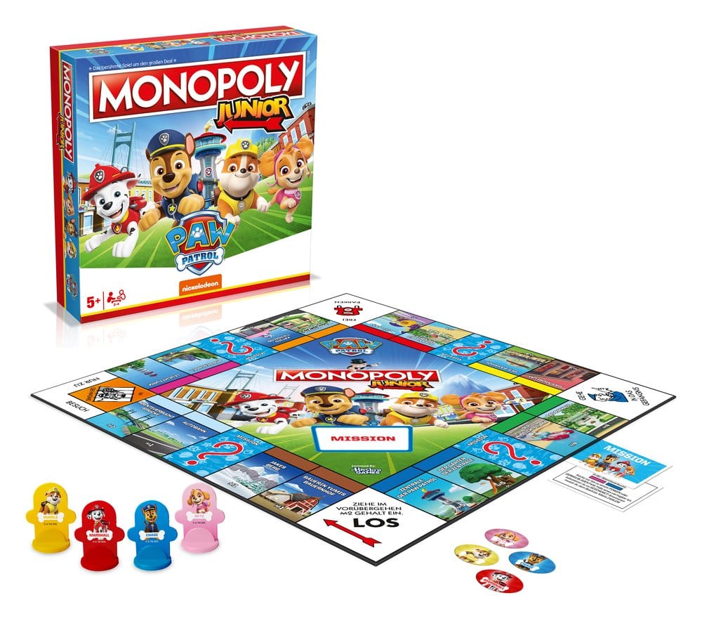 PAW Patrol Juego de Mesa Monopoly Junior *Edición Alemana*