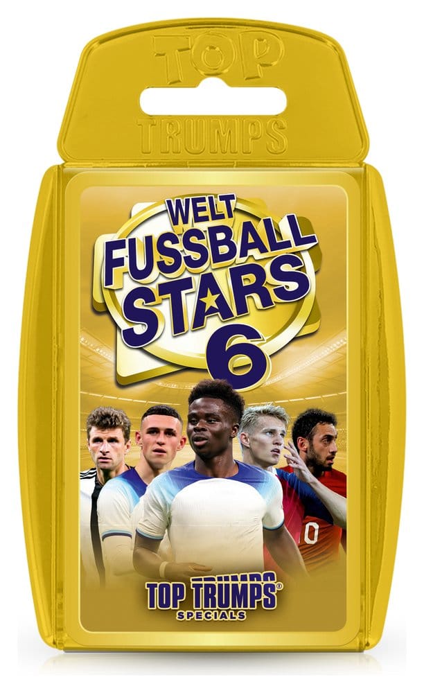 World Football Stars 6 Juego de cartas Top Trumps *Edición Alemana* Frikytopia