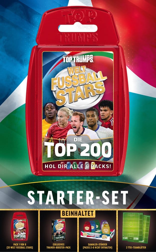World Football Stars Juego de cartas 200 Starter Pack *Edición Alemana* Frikytopia