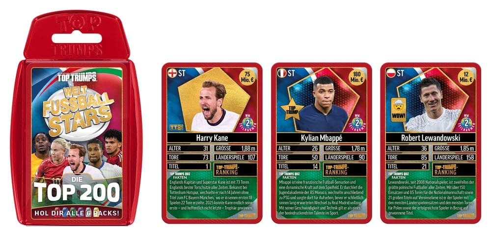 World Football Stars Juego de cartas 200 Starter Pack *Edición Alemana*