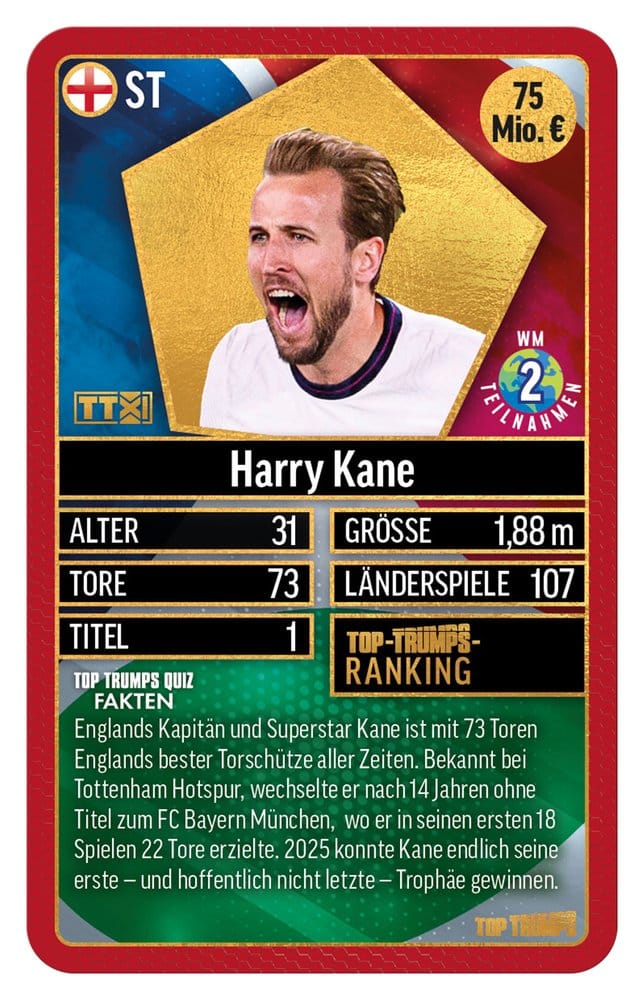 World Football Stars Juego de cartas 200 Pack 1 *Edición Alemana*