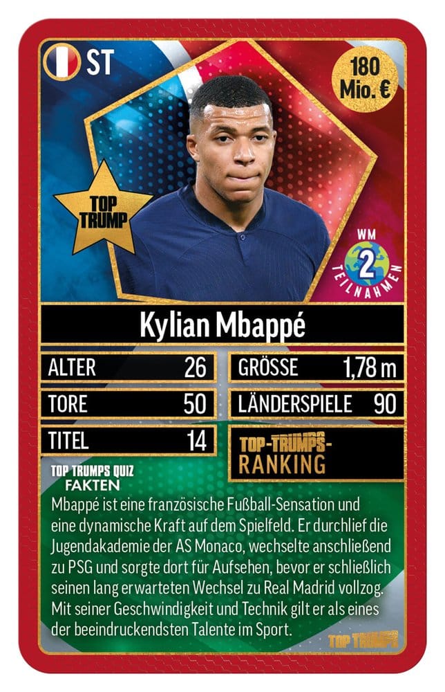 World Football Stars Juego de cartas 200 Pack 1 *Edición Alemana*