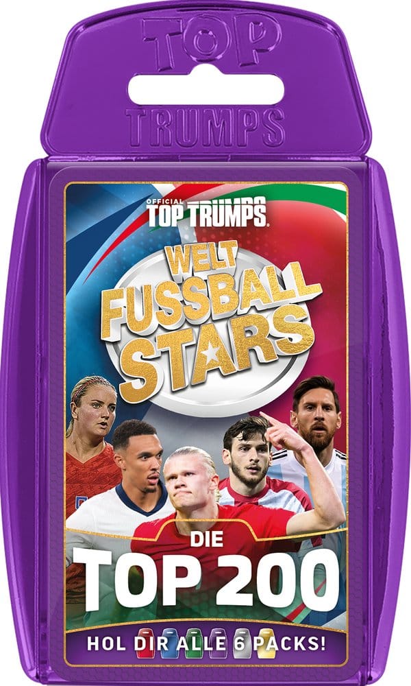World Football Stars Juego de cartas 200 Pack 4 *Edición Alemana* Frikytopia
