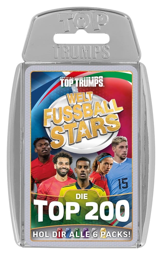 World Football Stars Juego de cartas 200 Pack 5 *Edición Alemana* Frikytopia