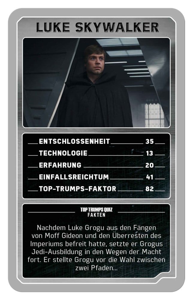The Mandalorian and Grogu Juego de cartas Top Trumps Collectables *Edición Alemana*
