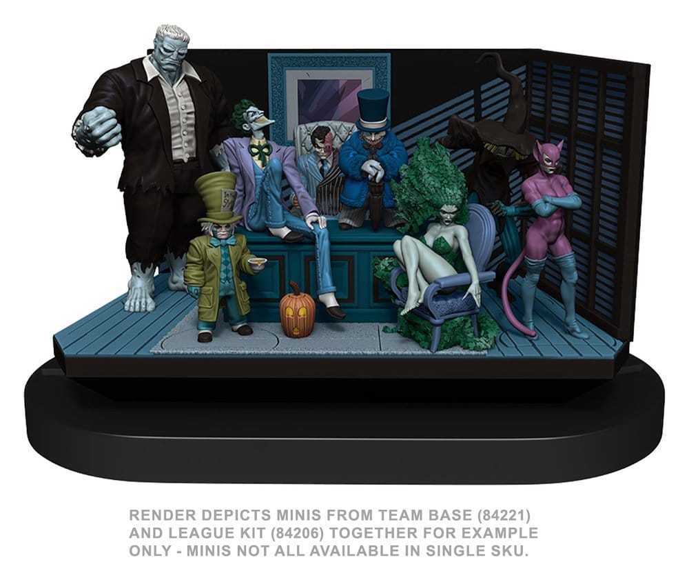 DC HeroClix SwitchClix Minifiguras con Base The Long Halloween Team Base 23 cm