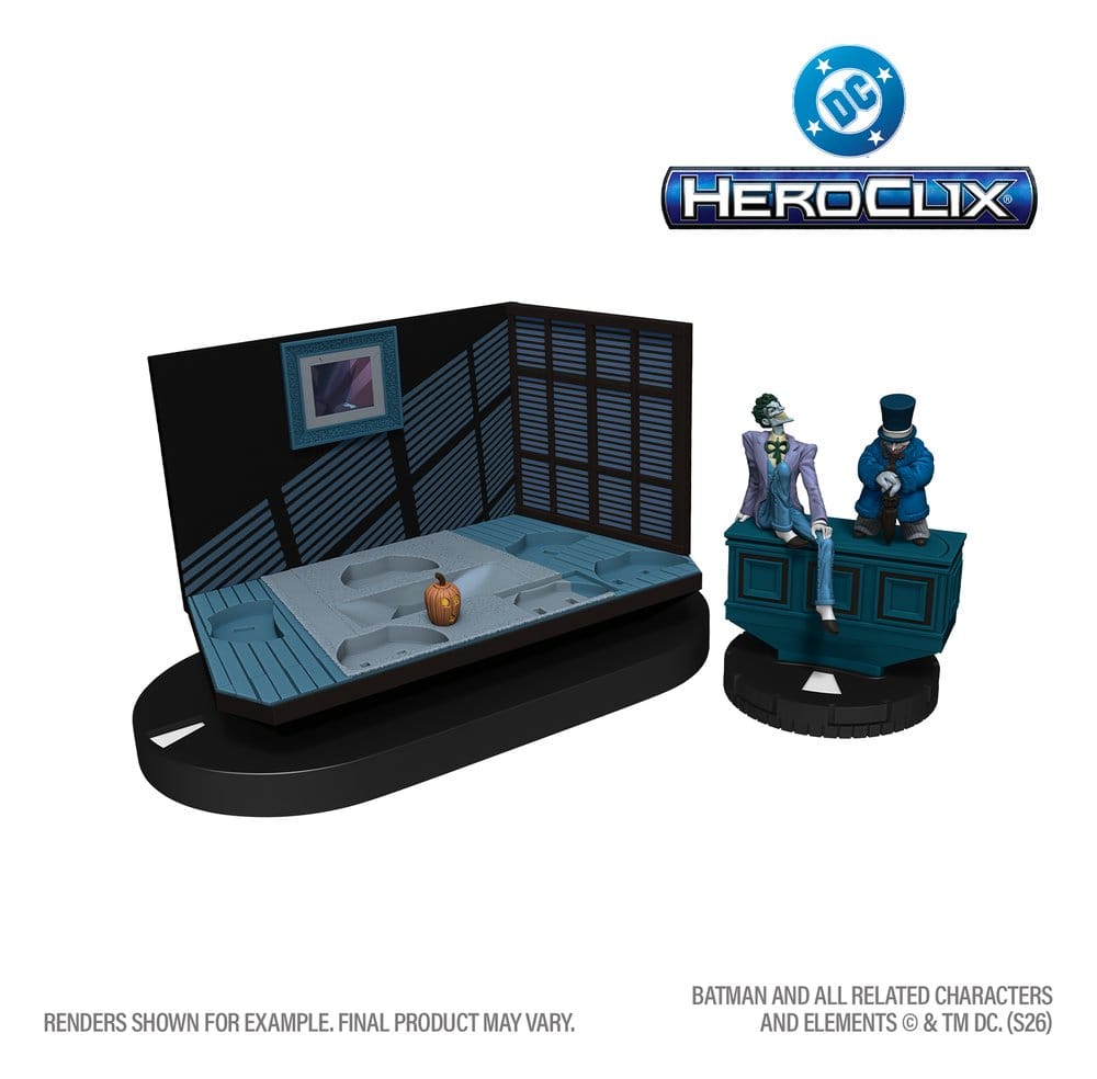 DC HeroClix SwitchClix Minifiguras con Base The Long Halloween Team Base 23 cm