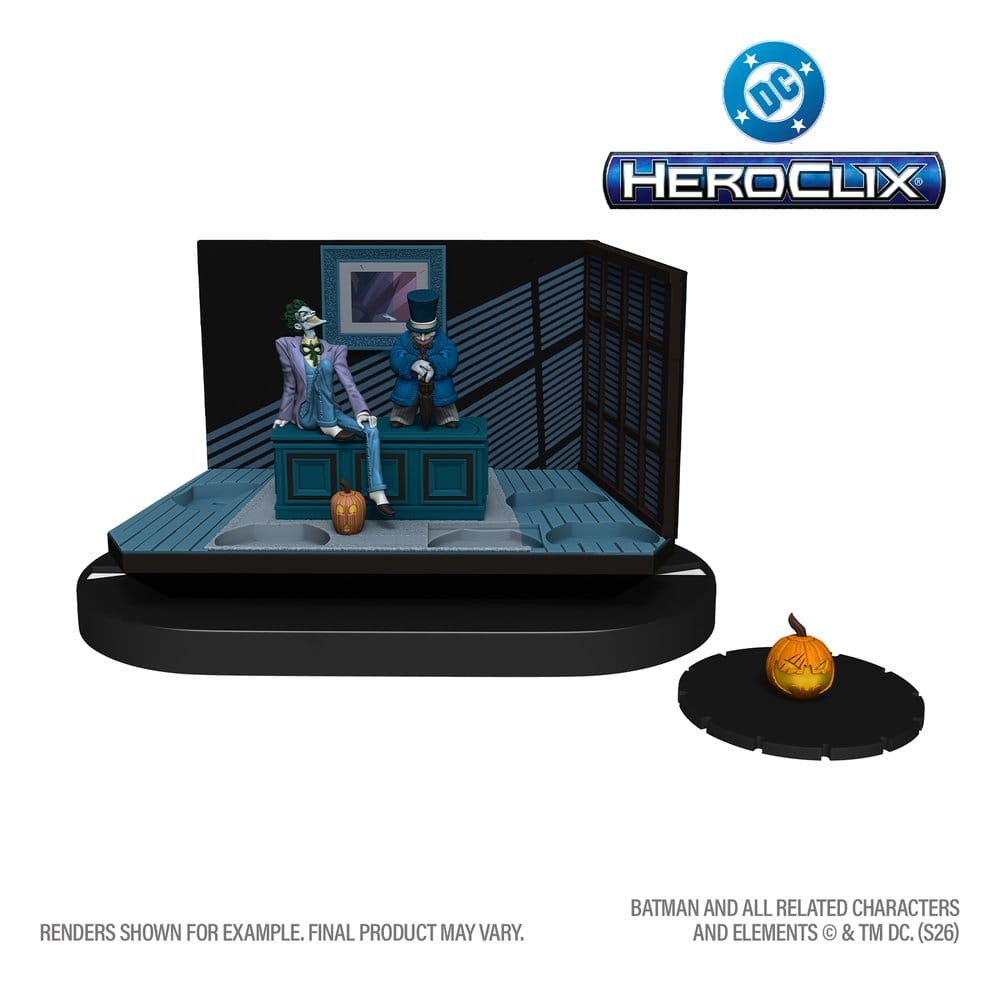 DC HeroClix SwitchClix Minifiguras con Base The Long Halloween Team Base 23 cm