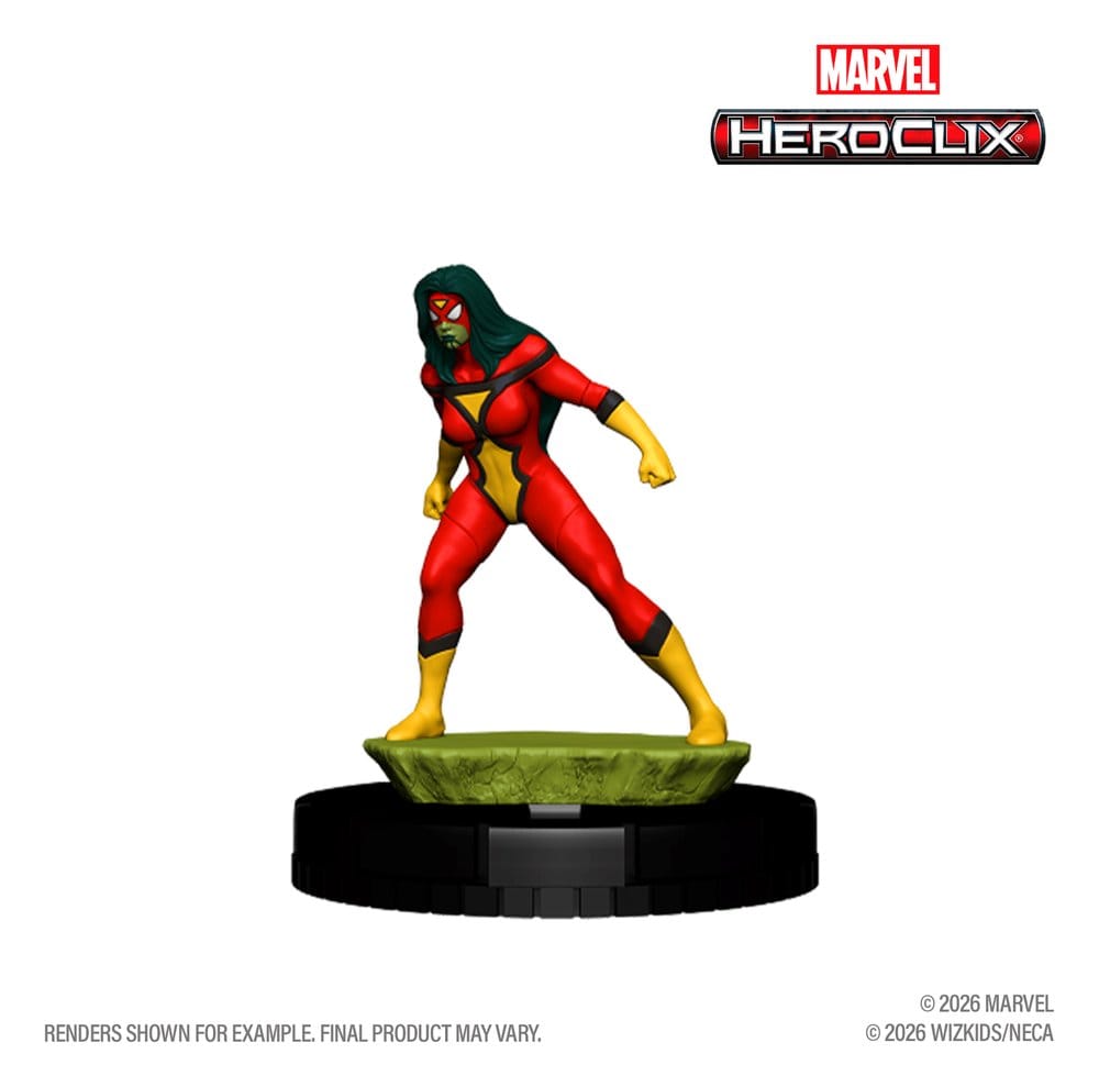 Marvel HeroClix: Secret Wars Figura Skrull Queen Spider-Woman 10 cm