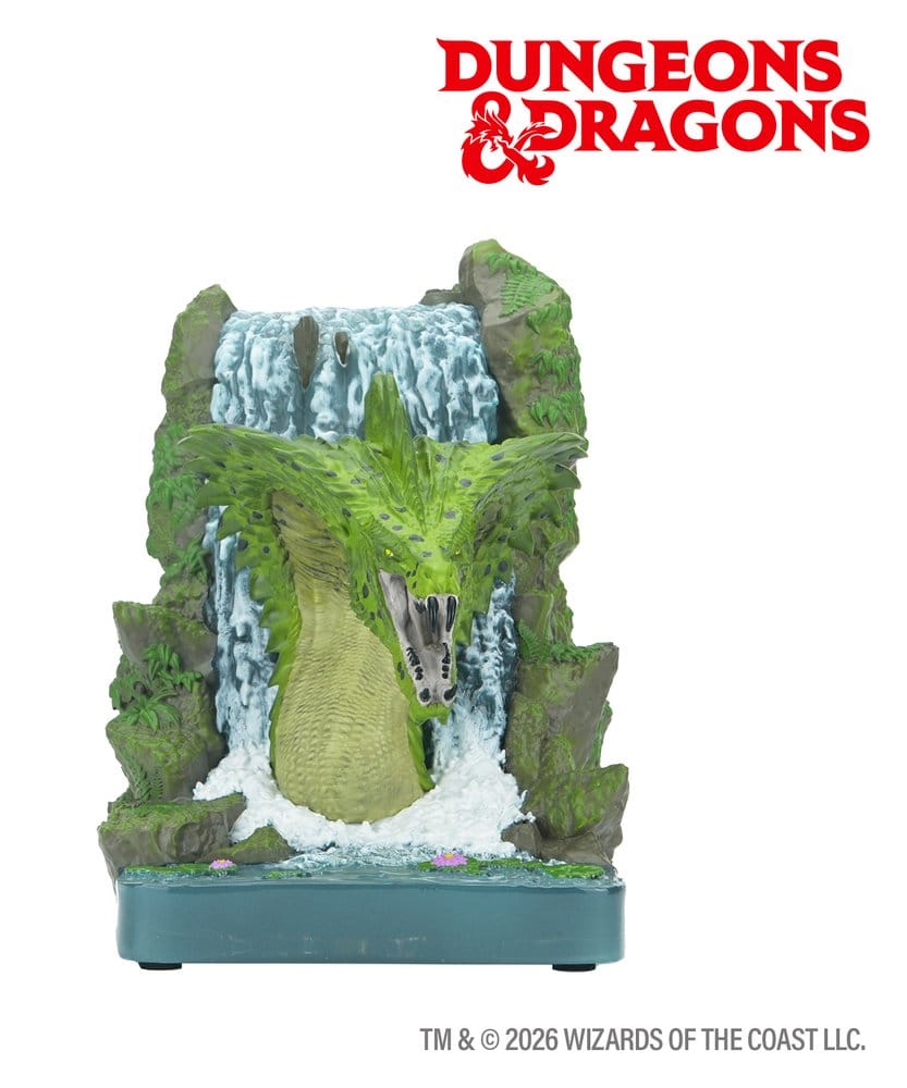 D&D Sujetalibros Dragón Verde 18 cm Frikytopia