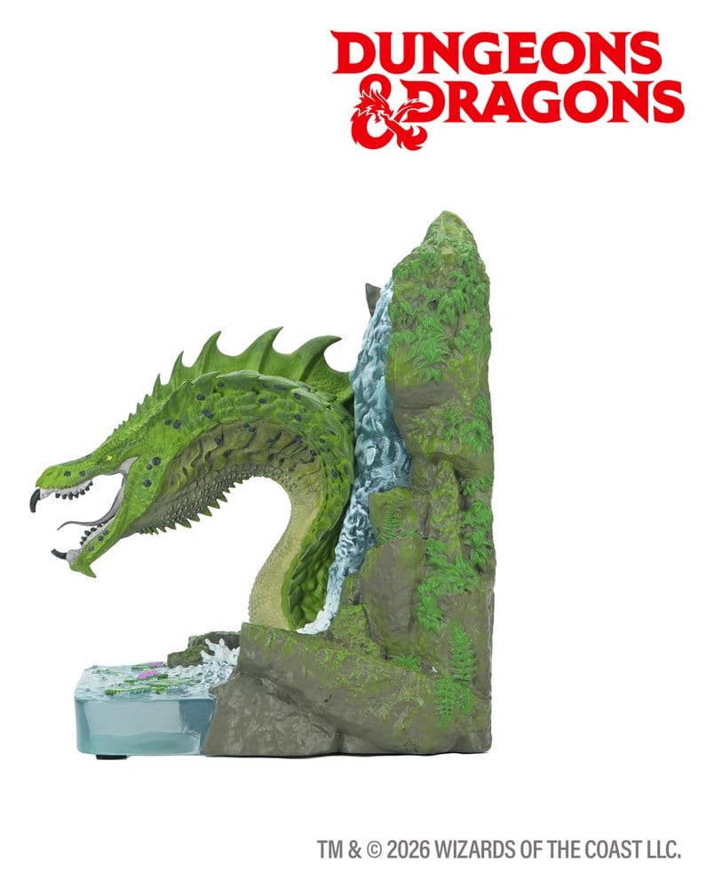 D&D Sujetalibros Dragón Verde 18 cm