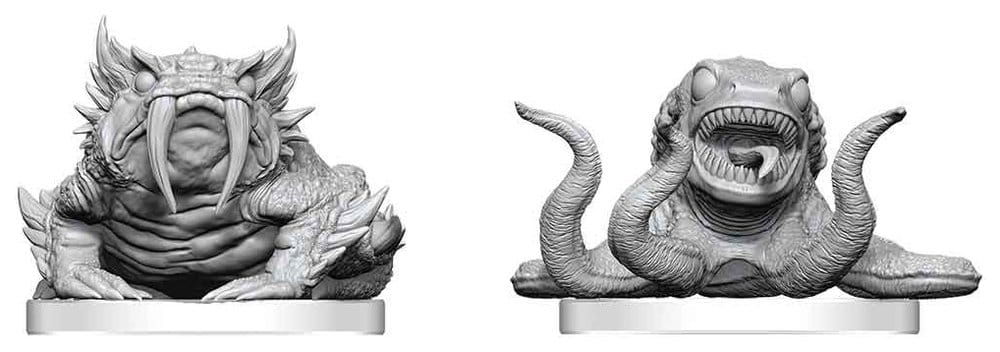 Pathfinder Battles Deep Cuts Miniatura sin pintar Bogwid & Slurk 13 cm Frikytopia