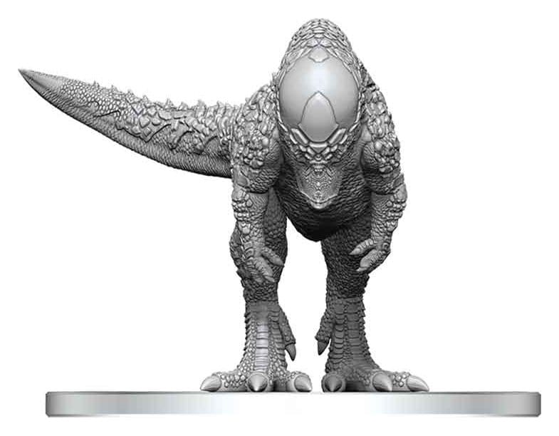 Pathfinder Battles Deep Cuts Miniatura sin pintar Pachycephalosaurus 13 cm Frikytopia